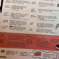 Menu  at The Hungry Tapir Bangsar in Wilayah Persekutuan Kuala Lumpur