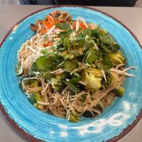 Veggie Stir-Fried Rice Noodles  at Saigon On Main in Rocky Mount