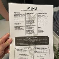 Last sandwich and first salad on the menu can be made vegan 🌱   at Café Knarr in Roskilde