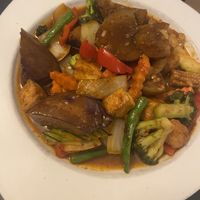 Eggplant basil  at A Little Thai Kitchen in New Jersey