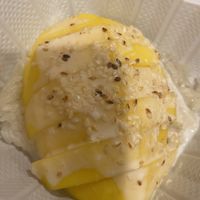 Mango sticky ricee  at A Little Thai Kitchen in New Jersey