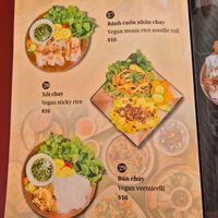 Menu Jan 2026 at Banh Cuon Ba Oanh Marrickville in Marrickville