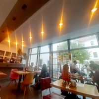 The place at Cafe Neustadt in Prague