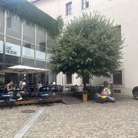   at Cafe Neustadt in Prague