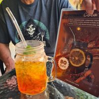 Homemade cola drink at The Old City Spa - Ice Bath, Finnish Sauna, Himalayan Salt Far-Infrared Sauna, Magnesium Hot Bath, Thai Herbal Steam Room in Chang Wat Chiang Mai