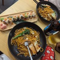 Vegan dishes at Maki & Ramen at Maki & Ramen in Sheffield