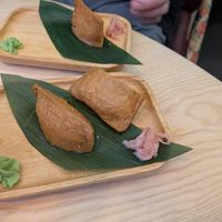 Vegan inari at Maki & Ramen in Sheffield