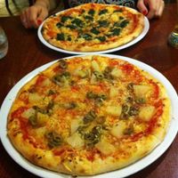 Vegan pizzas at Malbo. at Zdrava Pizza in Kosice