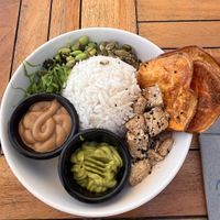 Tofu bowl  at Matthew's Beachside Restaurant in Oranjestad