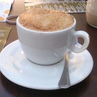 Creme Brulee Cappuccino at San Domenico Caffe in Kosice