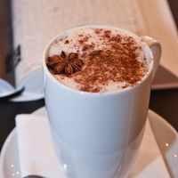 Hoe Cacao with rice milk at San Domenico Caffe in Kosice