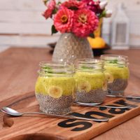 Mango Chia Pudding at San Domenico Caffe in Kosice