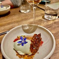 Rhubarb - Pistachio - Cardamon - Orange

(Menu April 2026) at Dirt.  in Ghent