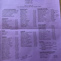Vegan options  at Hunan Garden in Houghton