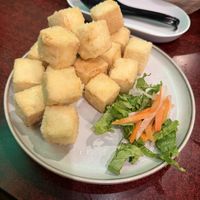 Fried tofu made vegan   at Pho Viet Lotus Restaurant in Vancouver