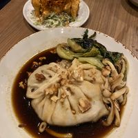 Fabulous new entree.  B.A.D (big ass dumpling) at Avo in Nashville
