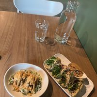 Crab cakes & spring rolls   at Avo in Nashville