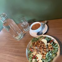 Soup of the day & Ceasar salad  at Avo in Nashville