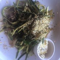 zucchini pasta verde at Avo in Nashville