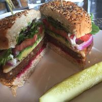 Lentil ";burger"; at Avo in Nashville