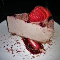 vegan cheese cake at Avo in Nashville