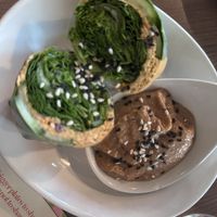 Spring rolls with peanut sauce  at Avo in Nashville