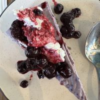 Blueberry lemon cheesecake super yummy   at Avo in Nashville