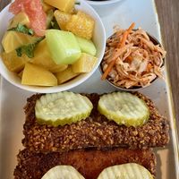 Hot tofu katsu  at Avo in Nashville