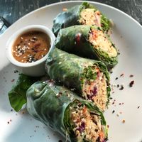 Kimchi rolls are incredible  at Avo in Nashville