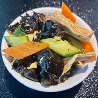 Spicy Wood Ear Mushroom With Tofu  at Tony Wong - Hot Pot Restaurant - JVC in Dubai