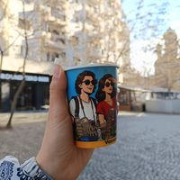 Cappuccino. at 5 to go Hanul lui Manuc in București