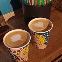 Cappuccino. at 5 to go Hanul lui Manuc in București