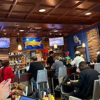 Bar with outlets  at SweetWater Last Cast Bar & Grill in Atlanta