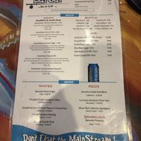 Drink Menu  at SweetWater Last Cast Bar & Grill in Atlanta