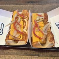 Veggie Dogs   at Bomb hot Dog in Los Angeles