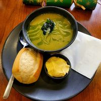 Parsnip and Coconut Soup. at Bwyty Restaurant 1884 in New York