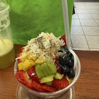 Açai bowl with agave topping  at Fruit Fusion Juice Bar in Port St Lucie