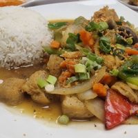 Pad khing ginger with tofu at Charm Thai Cafe - Doncaster in Doncaster