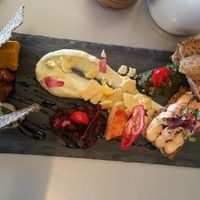 Raw cheese plate at RASA Kitchen + Juice Bar in Santa Fe