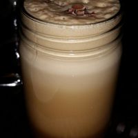 cold pressed coffee total awesomeness  at RASA Kitchen + Juice Bar in Santa Fe