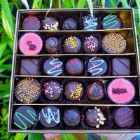 Vegan Artisan Selection Box. at Maisie's Chocolate Shop in Wales