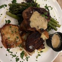 Lions Maine steak with peppercorn sauce  at Plantuguese in England