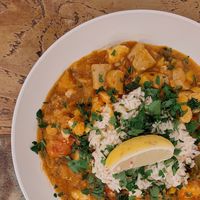 Fish stew with rice. December 2025. at Plantuguese in England