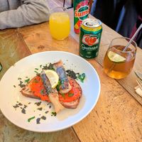 Sardinha assada no pão 🐟 🍞 at Plantuguese in Bristol