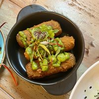 THE most delicious croquetas 💚  at Plantuguese in England