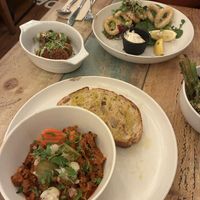 Pica-Pau (our favourite ), croquettas, calamari small plates  at Plantuguese in England