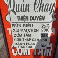 Menu in Vietnamese only at Bánh ướt Chay, Bánh Mì Chay in Thành Phố Hồ Chí Minh