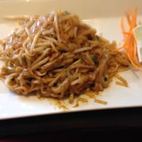 pad thai w/ soy chicken, no egg and no peanuts at Forest Thai in Staten Island