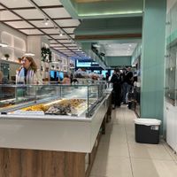 The entrance  at To Meli delicatessen in Bruxelles