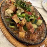 Fried tofu plate  at Tamarind Vietnamese Grill and Noodle House in Calgary